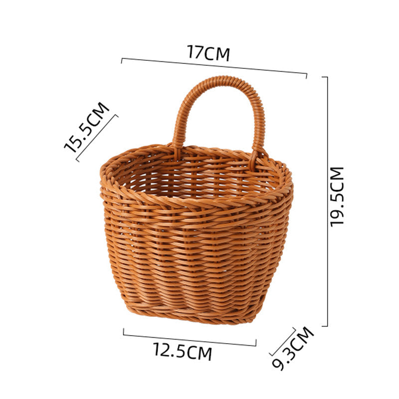 Women's Handwoven Basket with Practical Carry Handle Kalsten