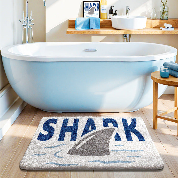 Coastal-Themed Bath Mat Kalsten