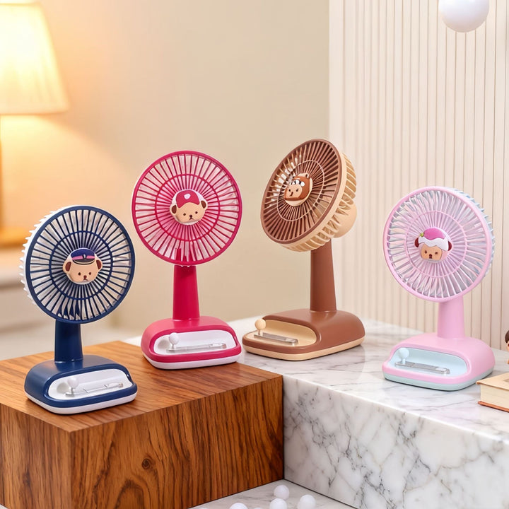 Ladies table fan with flexible tilt angle Kalsten