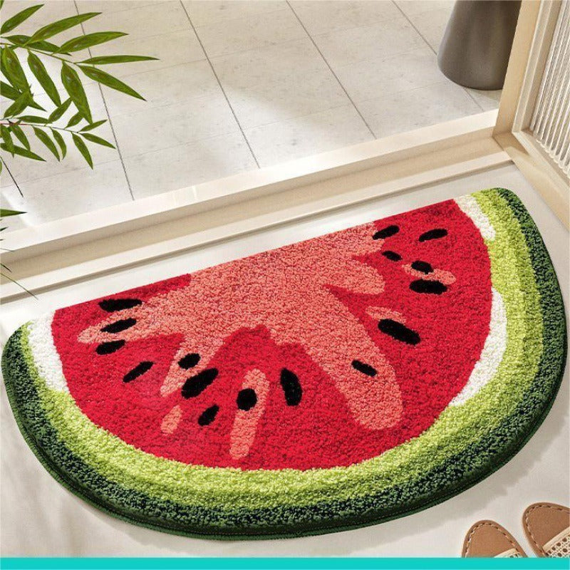 Lemon-Shaped Bath Mat Acalora