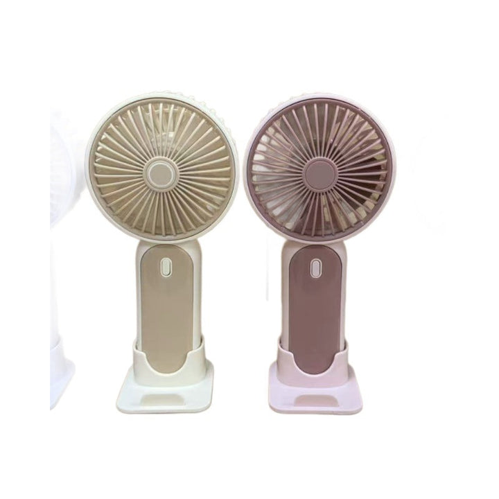 Women's Portable Hand Fan with Flexible Tilt Function and USB Charger Kalsten