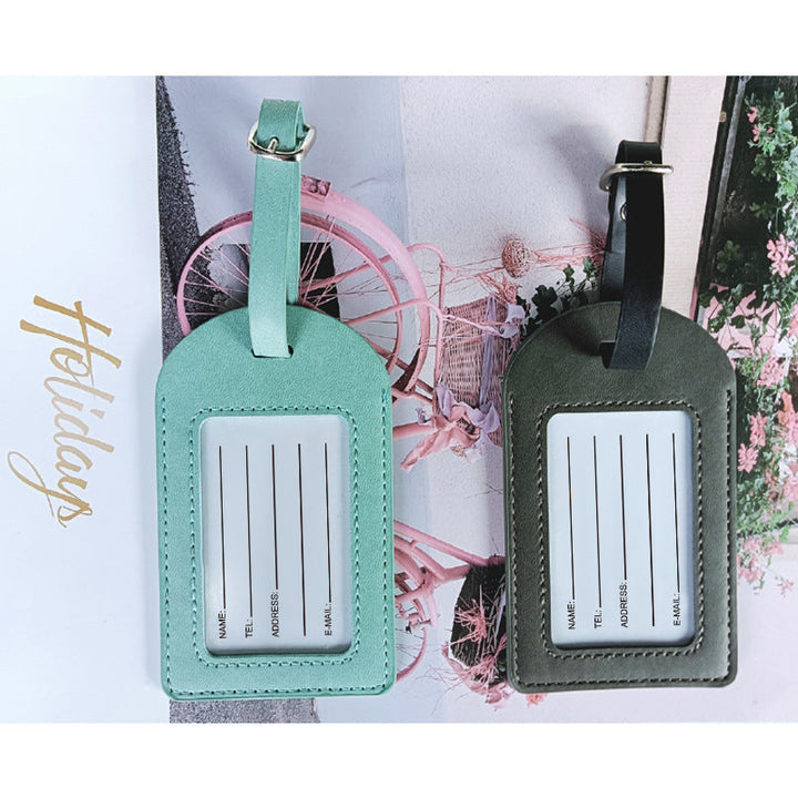 Stylish Leather Luggage Tag Kalsten