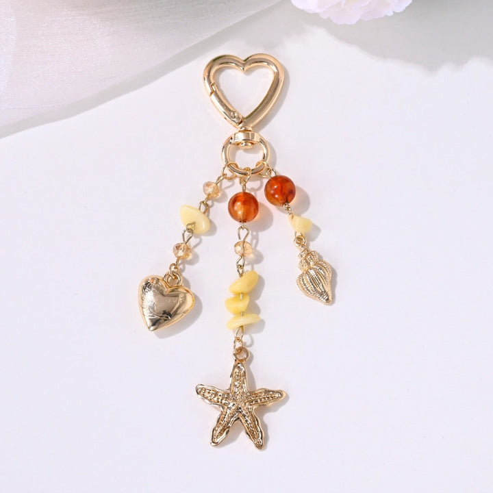 Keychain with Sparkling Sun Motif Kalsten