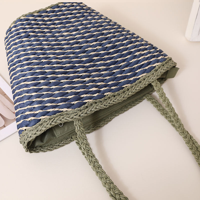 Braided Beach Bag with Wide, Sturdy Handles Kalsten