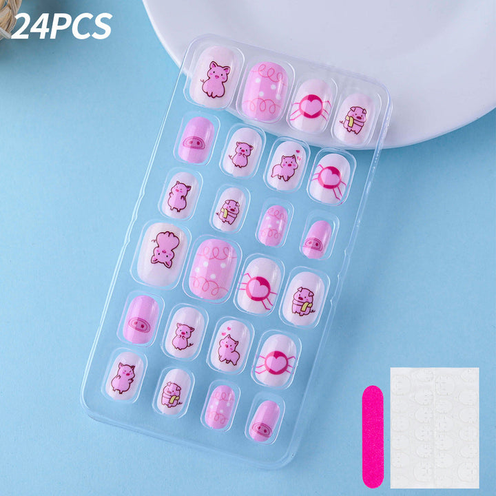 Themed Summer Beach Nail Art Press-On Nails Kalsten