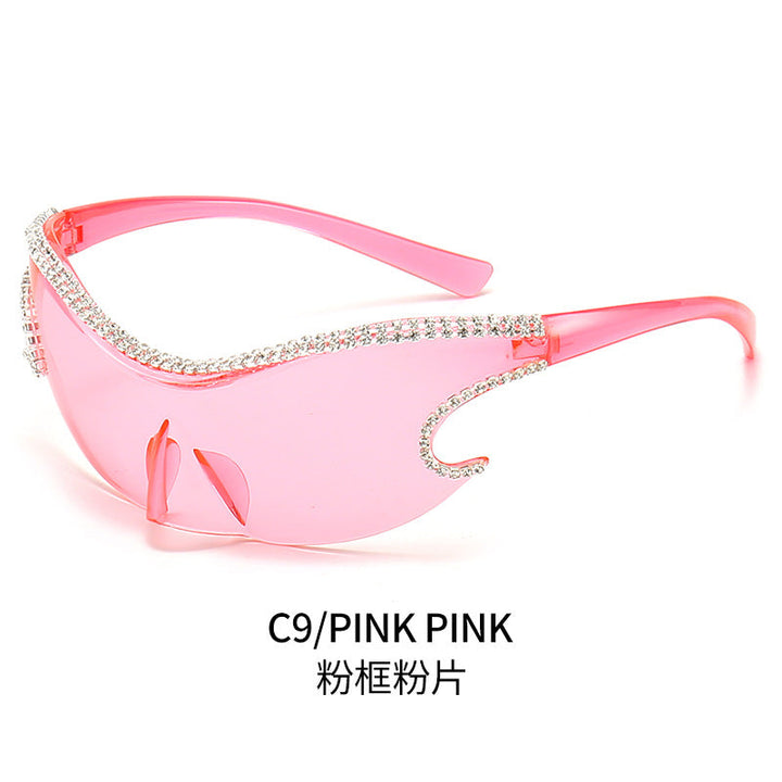 Women's glamorous sunglasses with sparkling rhinestone embellishment Kalsten