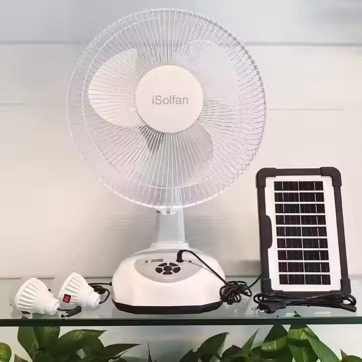 Women's Portable Solar Fan Kalsten