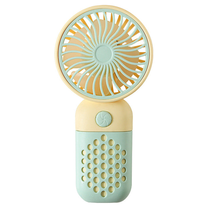 Women's Portable Mini Hand Fan with Ergonomic Handle and USB Charging Function Kalsten