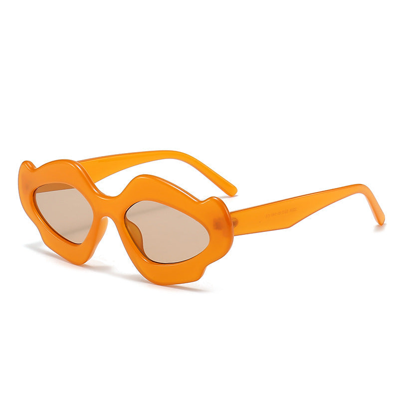 Women's fashionable sunglasses with unique flower frame Kalsten