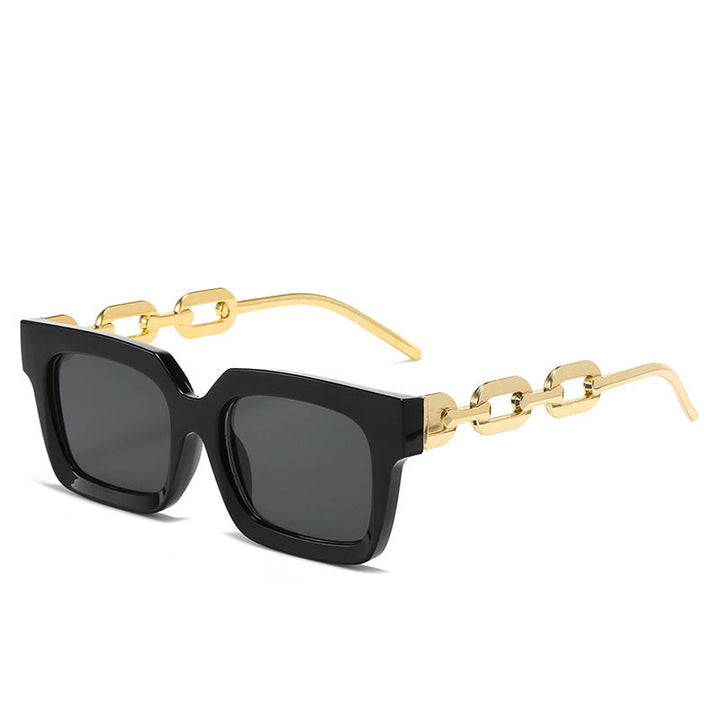 Women's fashionable sunglasses with unique chain element Kalsten