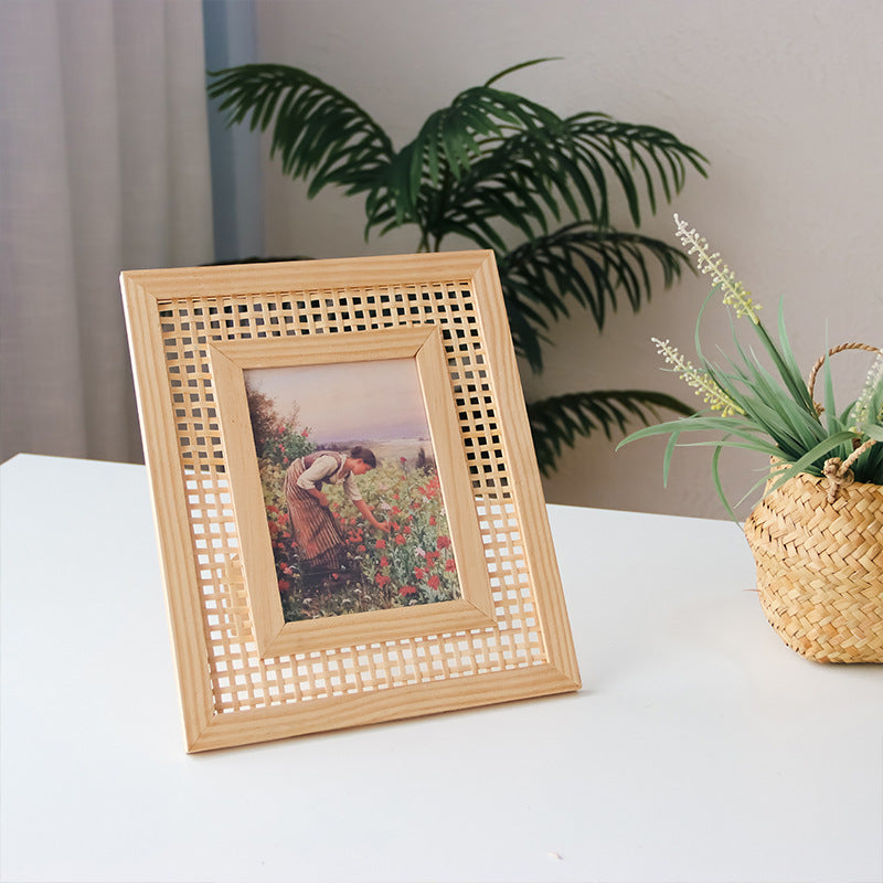 Artful Rattan Picture Frame Acalora