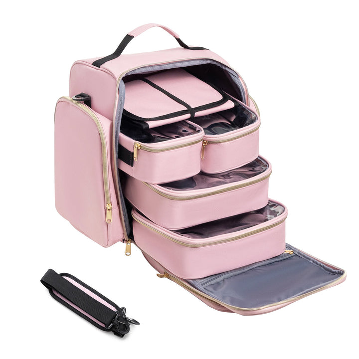 Cosmetic Organizer Backpack with Practical Compartment Design Kalsten
