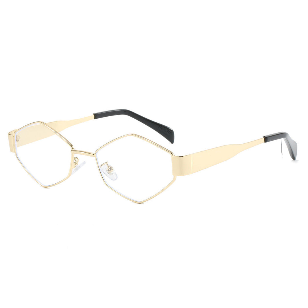 Women's modern geometric sunglasses with high-quality metal frame Kalsten