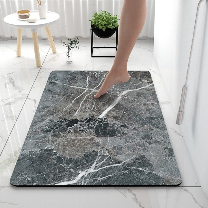 Soft Touch Marble Bath Mat Kalsten