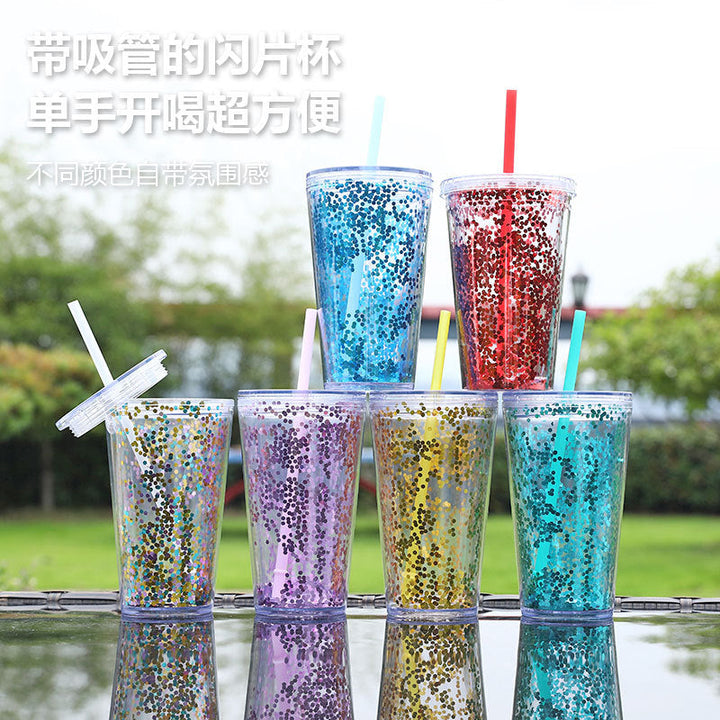 Unisex Drinking Cup with Glitter Kalsten