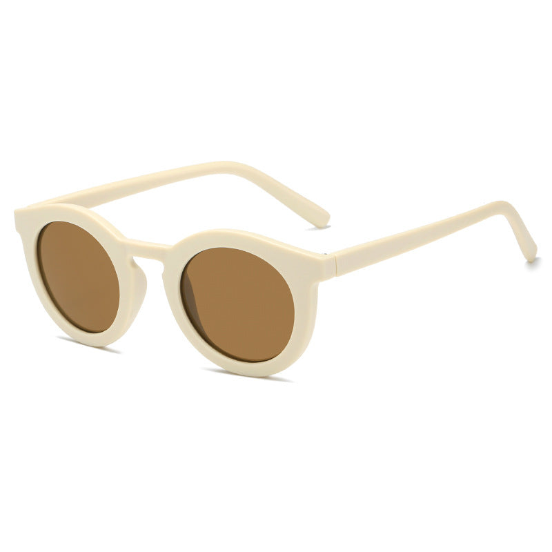 Women's round sunglasses with trendy design and UV protection Kalsten