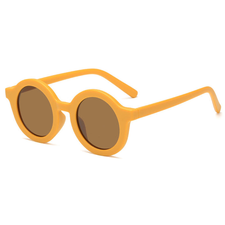 Women's stylish round sunglasses with modern plastic frame Kalsten