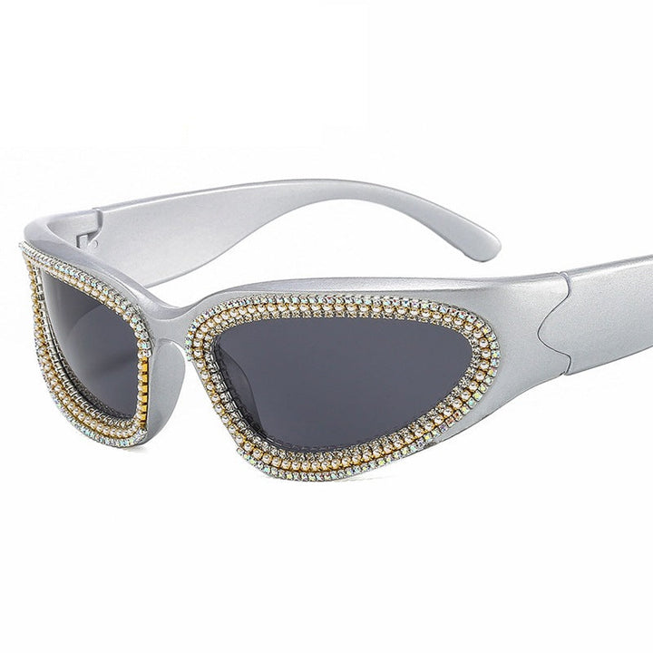 Ladies stylish sunglasses with sparkling crystal frame Kalsten
