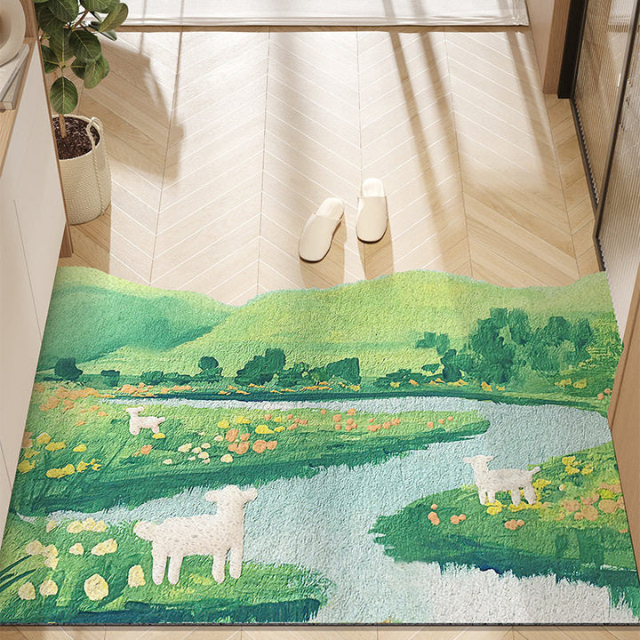 Cartoon Forest Animal Doormat Kalsten