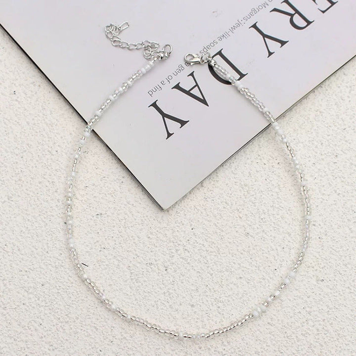 Handcrafted Beaded Choker Necklace Kalsten
