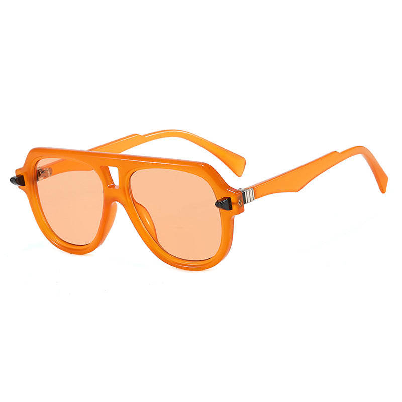 Women's rectangular sunglasses with modern frame and polarized lenses Kalsten