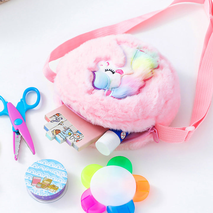 Plush shoulder bag with unicorn motif Kalsten