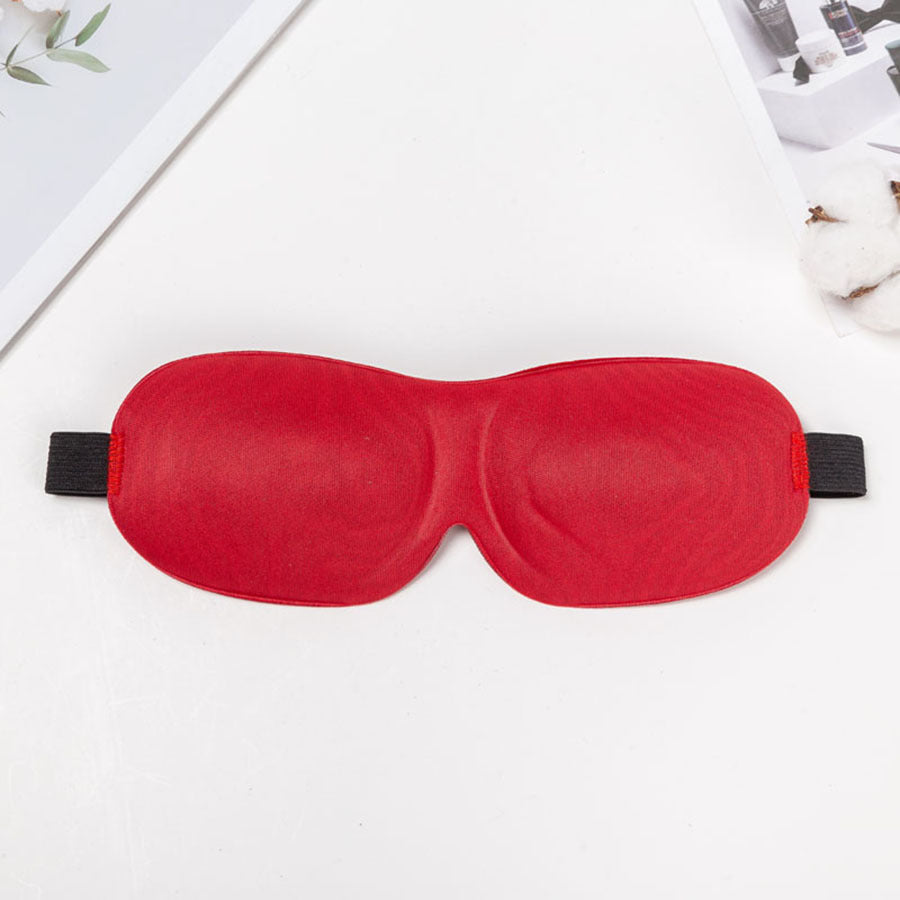 Unisex nan light-blocking travel mask with thermoformable nylon cover and wide comfort band Kalsten