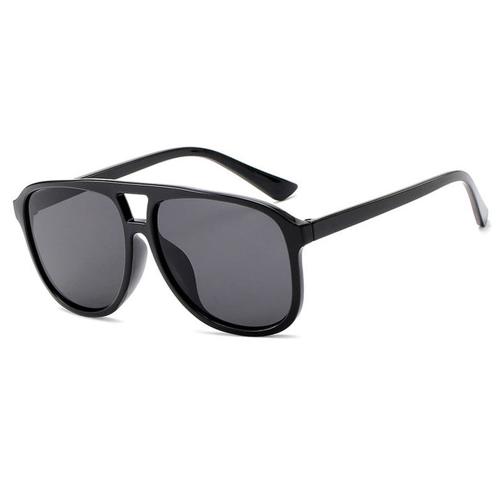 Women's fashionable sunglasses with transparent frame and blue lenses Kalsten
