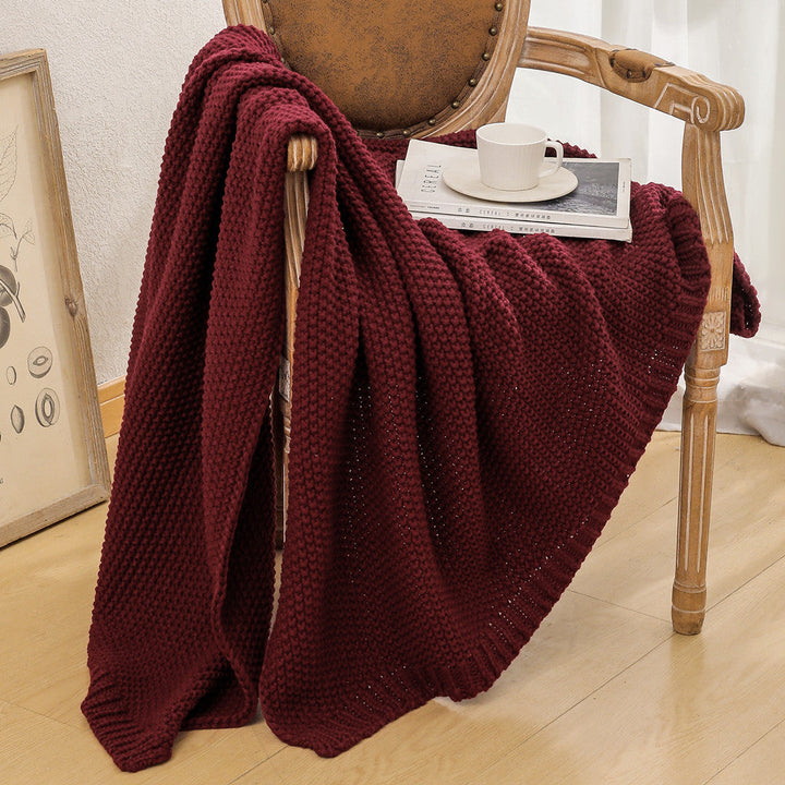 Ladies cozy knit blanket Kalsten