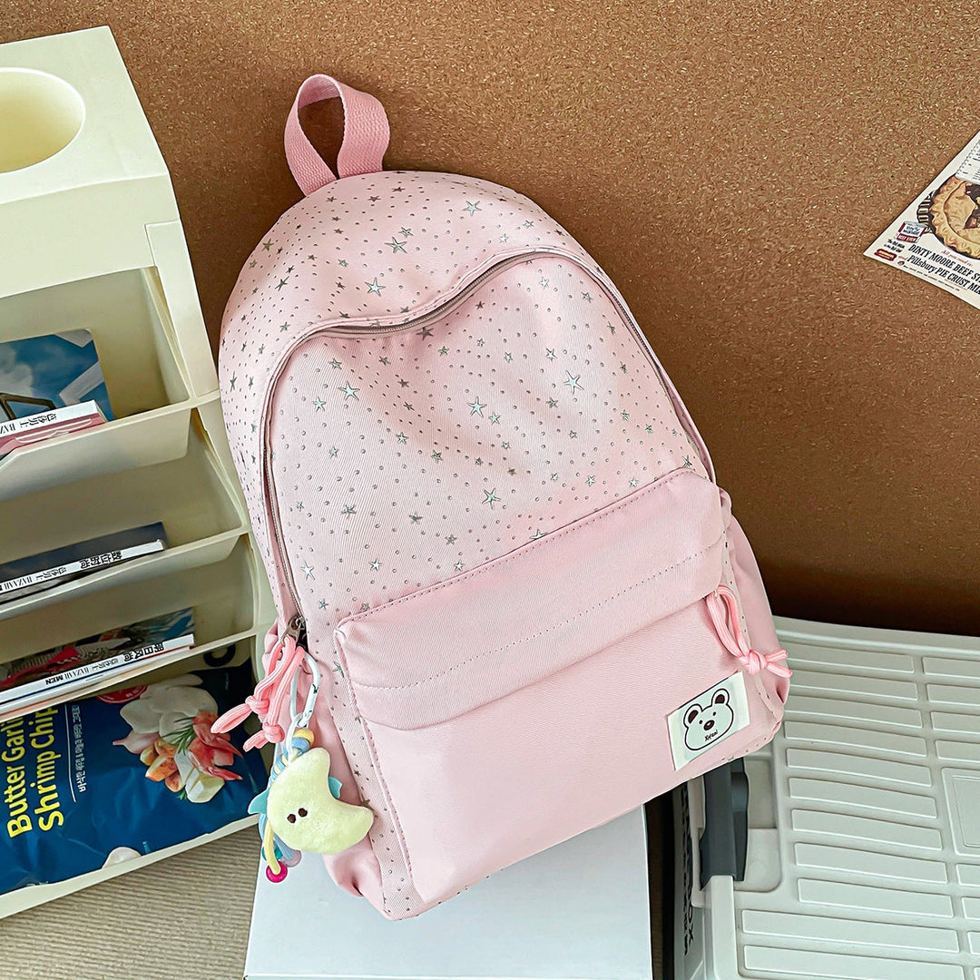 Star-Embellished Everyday Backpack Kalsten