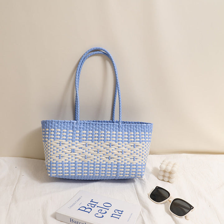 Braided tote bag with modern accents Kalsten