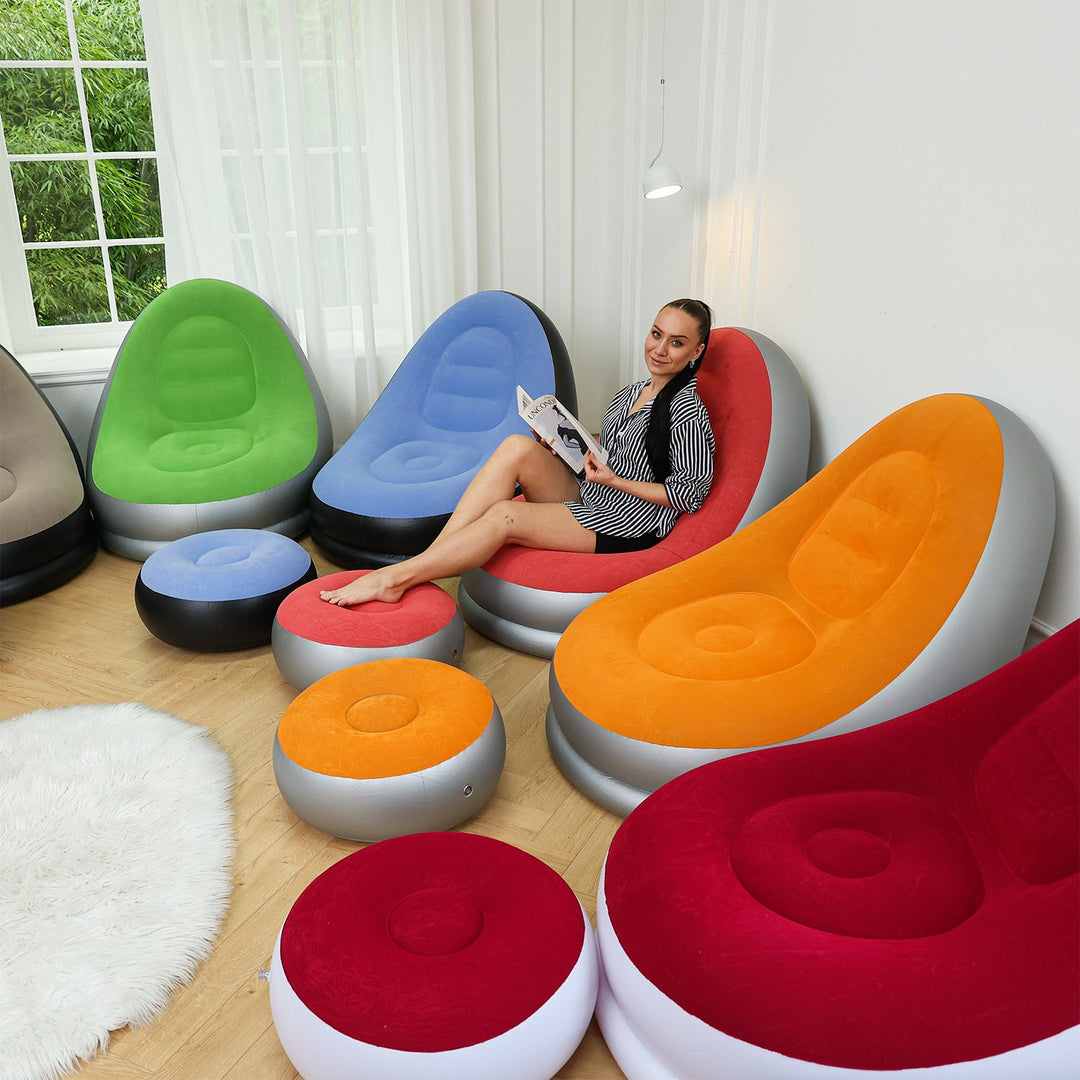 Women Inflatable Comfort Sofa with Ergonomic Backrest Kalsten