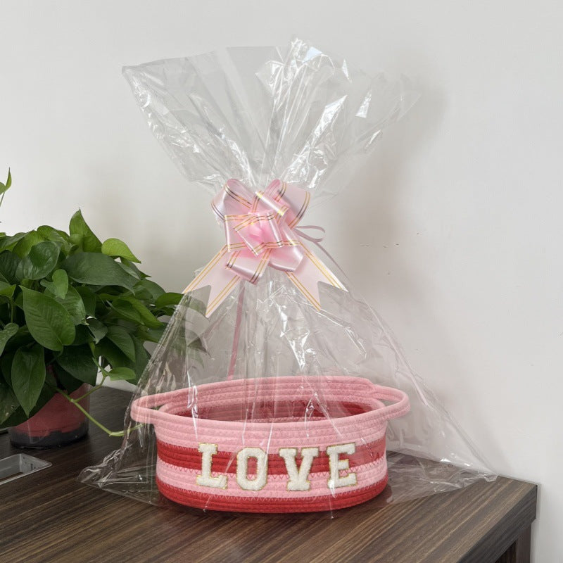 Women Decorative Storage Basket with Loving Inscription Kalsten