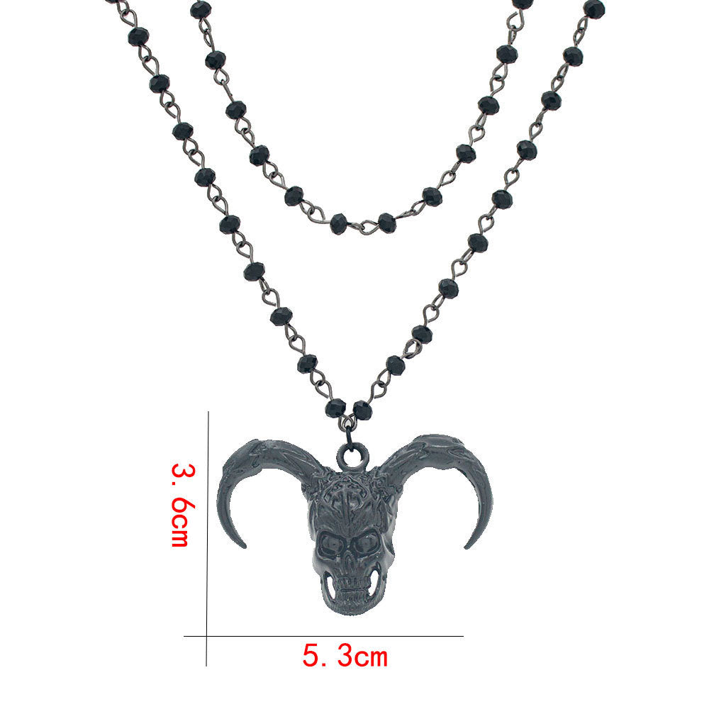 Layered Crystal Moon Jewelry Set Kalsten