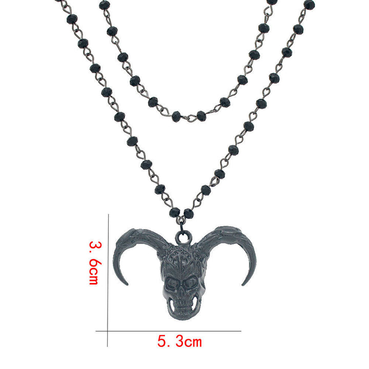 Layered Crystal Moon Jewelry Set Kalsten