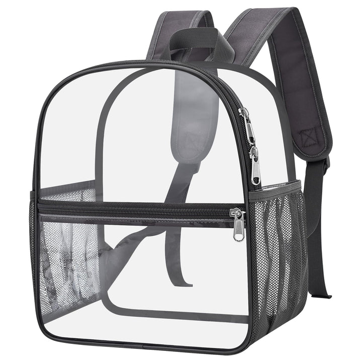 Unisex transparent backpack with functional design and multiple compartments Kalsten