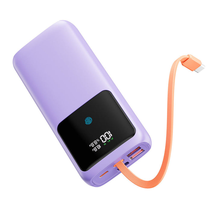 Power bank with LED display and integrated charging ports Kalsten