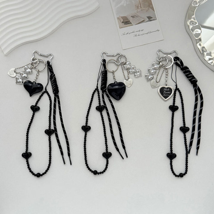 Elegant Heart Charm Keychain Kalsten