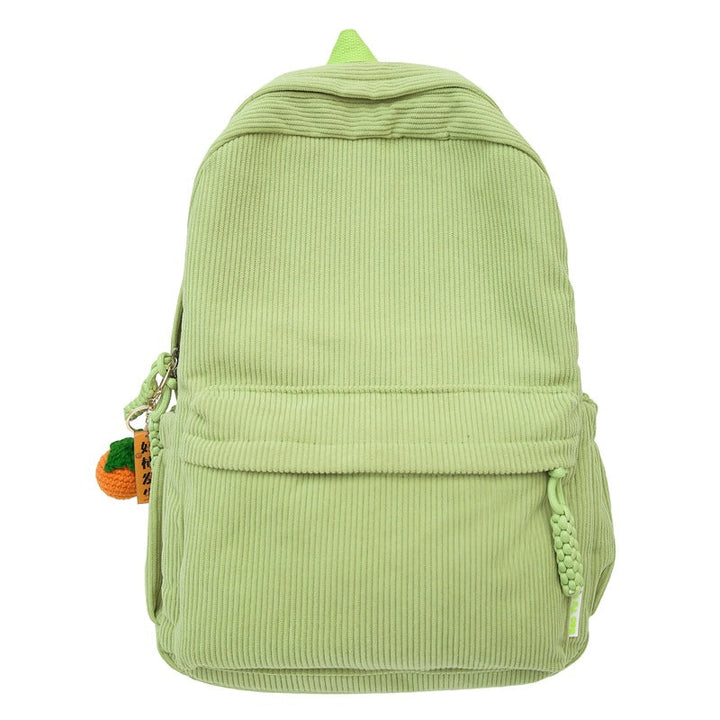 Textured Corduroy Laptop Backpack Kalsten