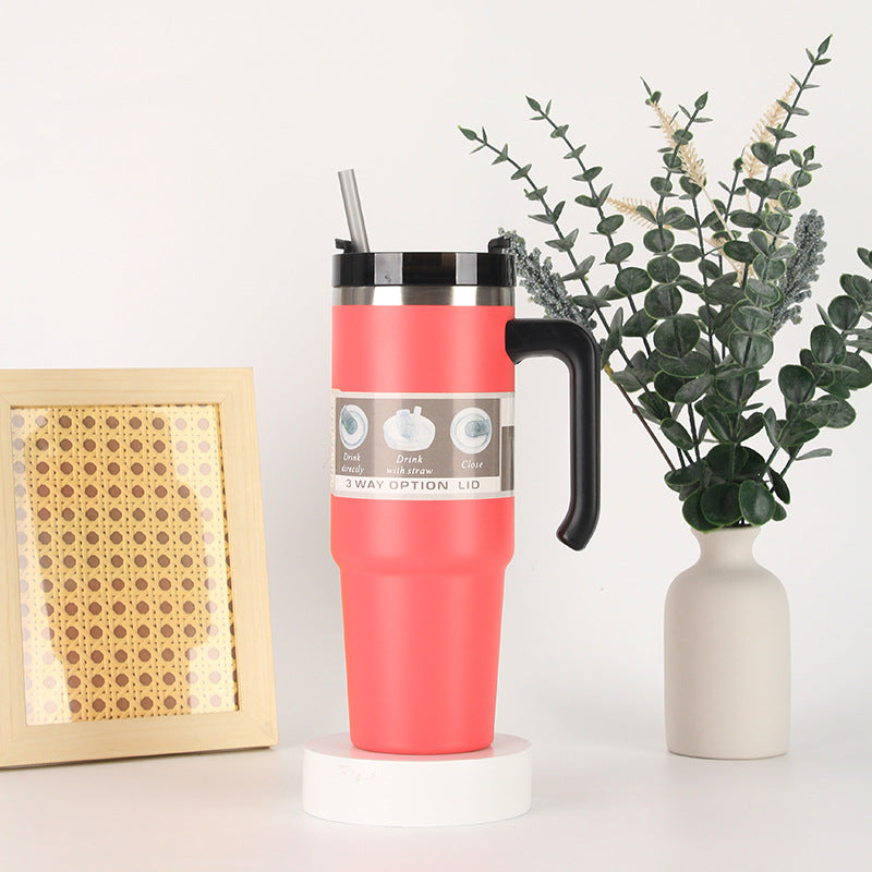 Unisex thermos mug with 3-in-1 drinking options Kalsten