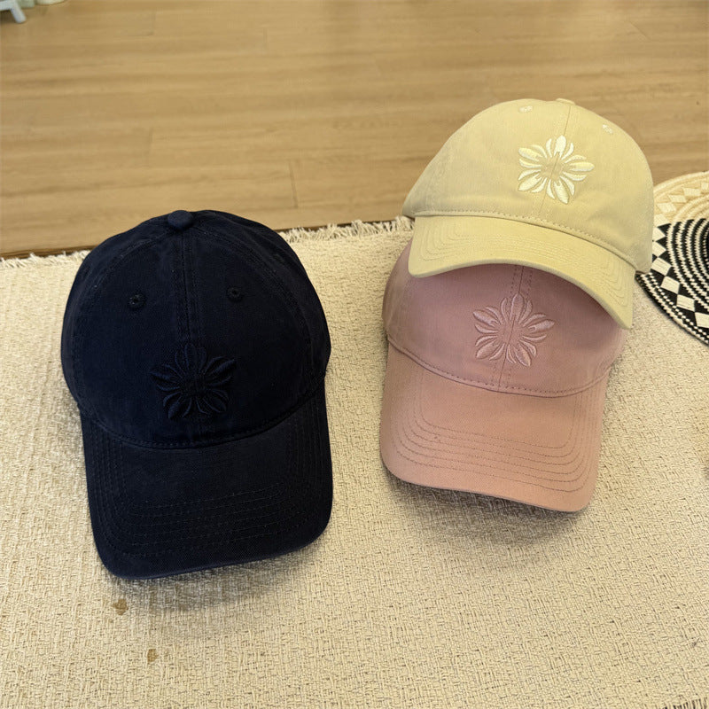Women's Floral Embroidered Baseball Cap Kalsten