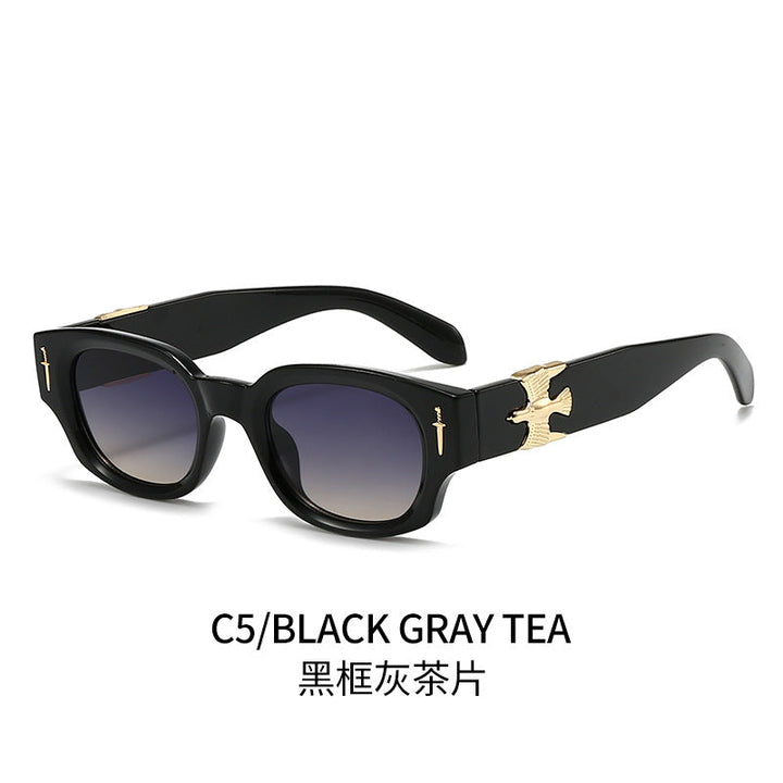 Women's fashionable sunglasses in exclusive tortoiseshell design with elegant metallic accents Kalsten