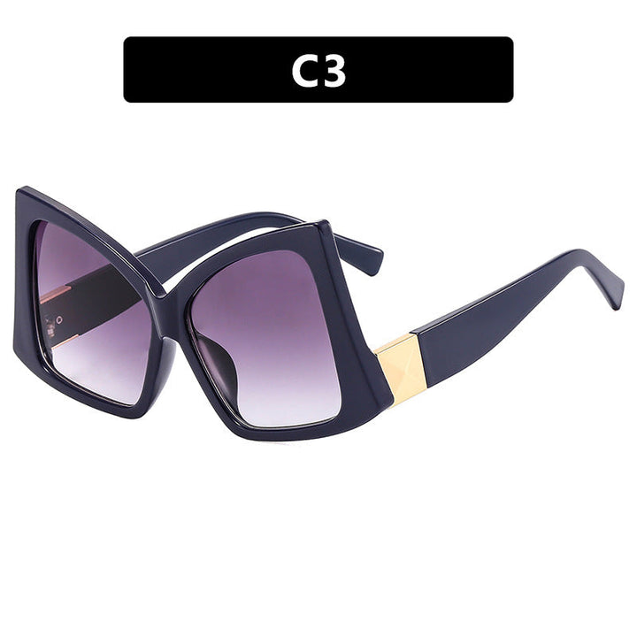 Women's oversized sunglasses with elegant square frame and protective UV protection Kalsten