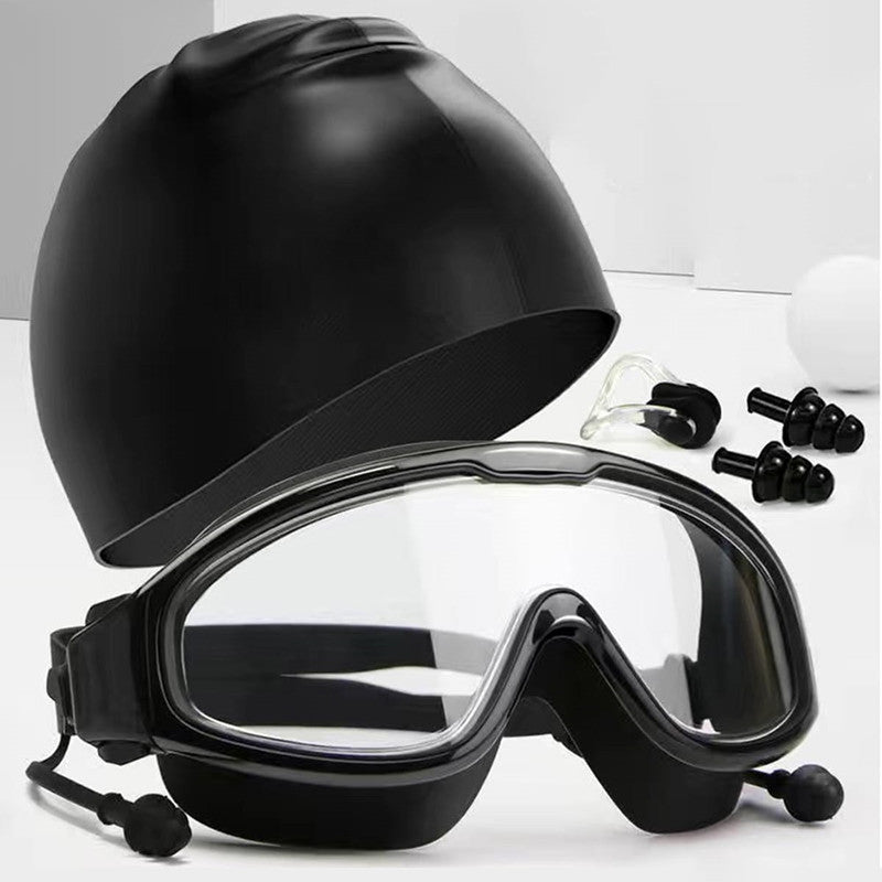 Diving goggles with comfortable silicone rim and waterproof earplugs Kalsten