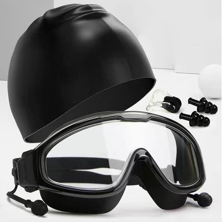Diving goggles with comfortable silicone rim and waterproof earplugs Kalsten