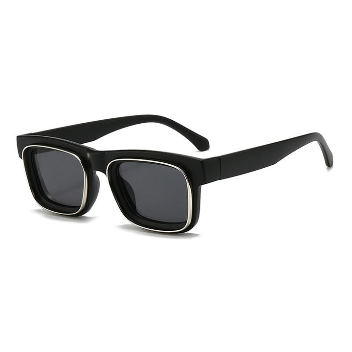 Women's fashionable square sunglasses with contrasting frame Kalsten