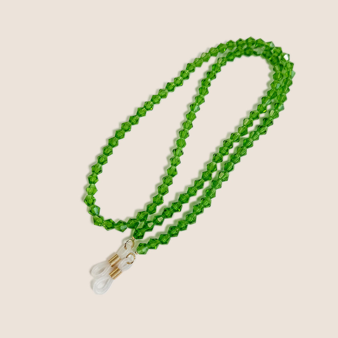 Beaded Eyewear Chain with Clear Tips Kalsten