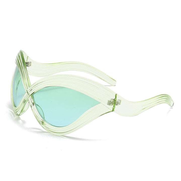 Women extraordinary sunglasses with curved design Kalsten