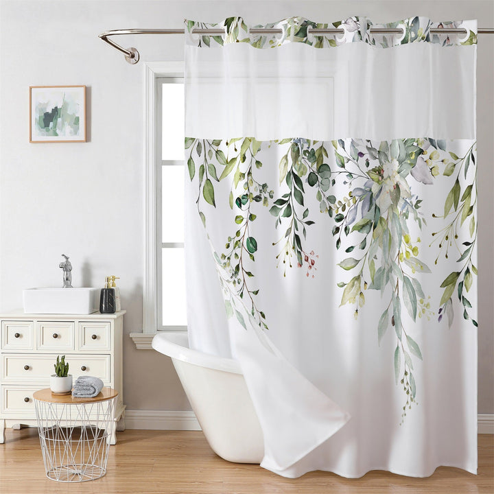 Artistic Floral Shower Curtain Kalsten