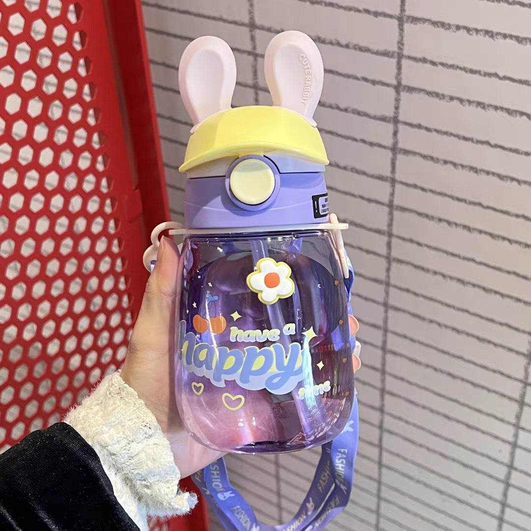 Ladies Stylish Water Bottle with Bunny Lid Kalsten